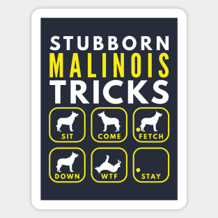 Stubborn Malinois Tricks - Dog Training Sticker